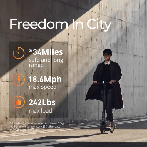 Refurbished Yadea KS6 Pro 800W Peak Power 20mph Electric Scooter