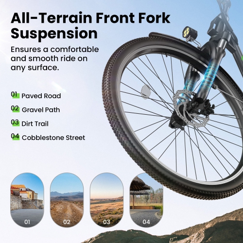 isinwheel U2 Electric Bike with basket - Black