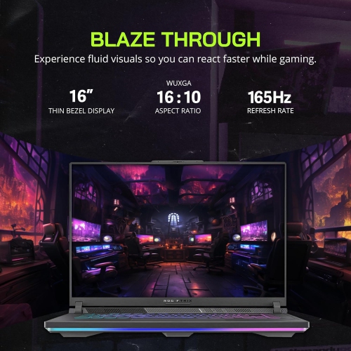 Refurbished - ASUS ROG Strix G16 16'' WUXGA 165Hz Gaming Laptop, Intel Core i7-13650HX, NVIDIA RTX 4060, 2TB SSD, 64GB DDR5, RGB Backlit KB, Win