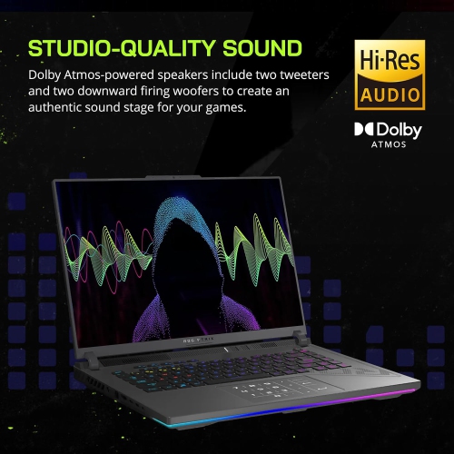 Refurbished - ASUS ROG Strix G16 16'' WUXGA 165Hz Gaming Laptop, Intel Core i7-13650HX, NVIDIA RTX 4060, 2TB SSD, 64GB DDR5, RGB Backlit KB, Win