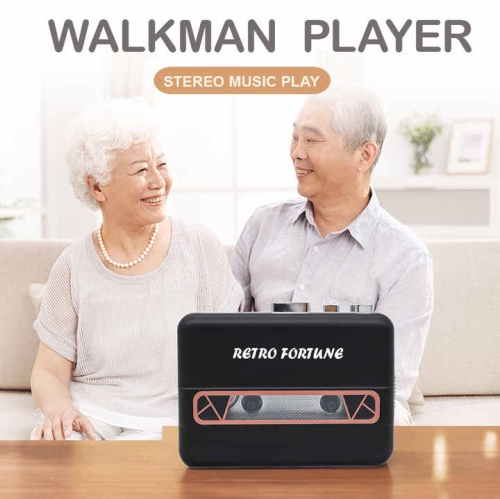 Vintage Walkman Cassette Player - Compact, Fast Forward/Rewind, Headphone Jack