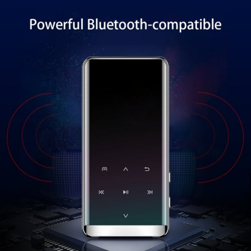 Premium metal MP3 player – Hi-Fi sound quality for portable player, 3.5D glass screen, video playback [64GB--no Bluetooth]