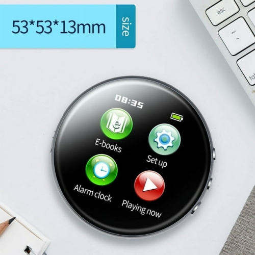 Mini MP3 player - music, FM radio, e-book reader, light and portable 16GB