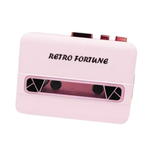 Vintage Portable Cassette Player - Music Player - Auto Rewind, Built-in Speaker, Stereo