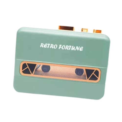 GREEN SCENIC  Classic Auto Rewind Cassette Player - Lightweight And Portable, Ideal Gift for Music Lovers