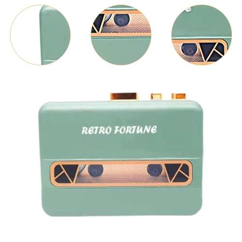 Classic Auto Rewind Cassette Player - Lightweight and Portable, Ideal Gift for Music Lovers