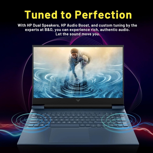 Refurbished - HP Victus 16.1" FHD IPS Gaming Laptop, Intel i5-11400H, 512GB SSD, 16GB RAM, GeForce RTX 3050, Backlit KB, B&O Audio, Fast Charge,
