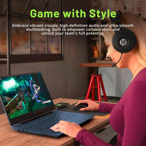 Refurbished - HP Victus 16.1" FHD IPS Gaming Laptop, Intel i5-11400H, 512GB SSD, 16GB RAM, GeForce RTX 3050, Backlit KB, B&O Audio, Fast Charge,