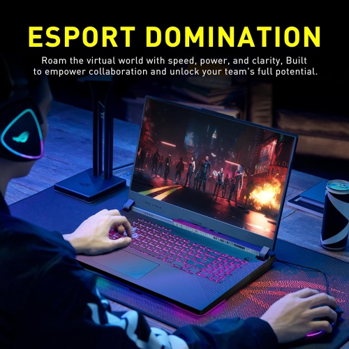 Refurbished - ASUS ROG Strix G17 17.3" 240Hz QHD Gaming Laptop, AMD Ryzen 9 7940HX, 4TB SSD, 64GB DDR5, NVIDIA GeForce RTX 4070, RGB Backlit KB,