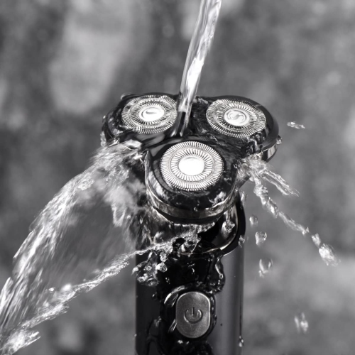 Men's electric shaver, waterproof electric shaver, men's rotary shaver, cordless beard trimmer, usb charging, wet and dry travel shaver