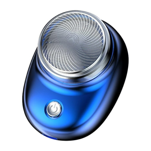 Dynamic shaver portable mini shaver fast charging travel shaver men's car shaver head(blue)
