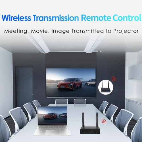 1080P Wireless HDMI Transmitter and Receiver with HDMI Loop Out, [200M 4K]