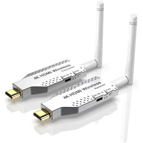 4K/1080P Wireless 50M HDMI Male Display Adapter Audio Video Transmitter and Receiver 4k 30Hz Extender for Laptop DVD to TV Monitor