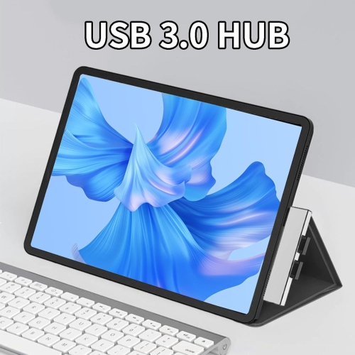 Typec expansion dock direct plug hub extender side plug-in edge-fitting small and convenient - gray