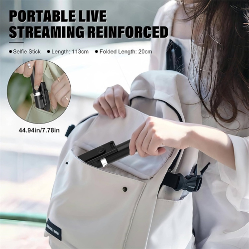 Perche à égoportrait portative de YOULIGHTS avec télécommande, trépied extensible pour téléphone cellulaire pour iPhone 15/14/13/12/11/X/8/7, Galaxy