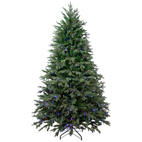 Real Touch™ Pre-Lit Grande Balsam Fir Artificial Christmas Tree - 7.5' Dual Color LED