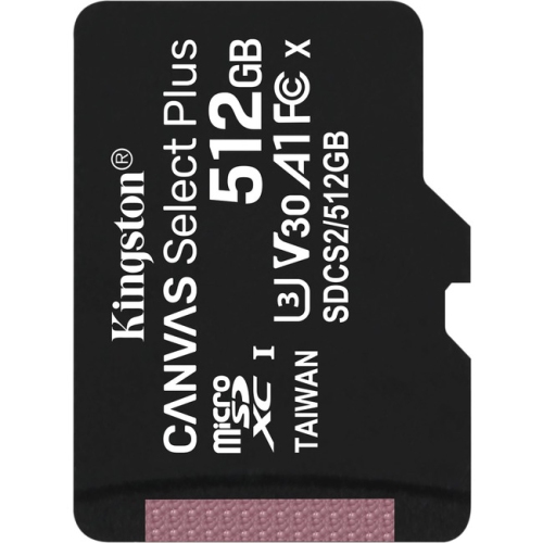 Kingston SDCS2 Canvas Select Plus microSD Card With Android A1 Performance Class