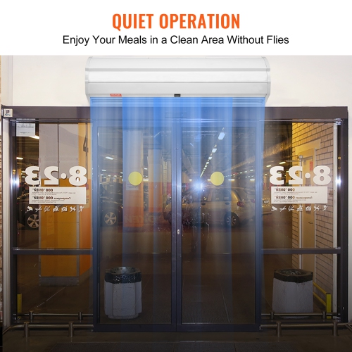 VEVOR 36" Commercial Indoor Air Curtain Super Power 2 Speeds 900CFM, Wall Mounted Air Curtains, Indoor Over Door Fan with Heavy Duty Limit Switch,