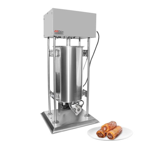 A-FCM15 Churro Maker Machine | Vertical Electric Churro Maker | Stainless Steel | 15L | Pedal Control | 110V