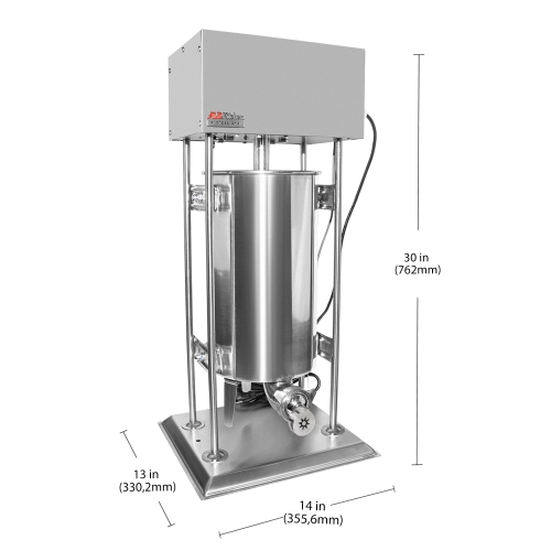 A-FCM15 Churro Maker Machine | Vertical Electric Churro Maker | Stainless Steel | 15L | Pedal Control | 110V