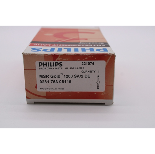 MSR Gold™ 1200 SA/2 DE 1200 Watt Broadway Entertainment Lamp by Philips - 287250