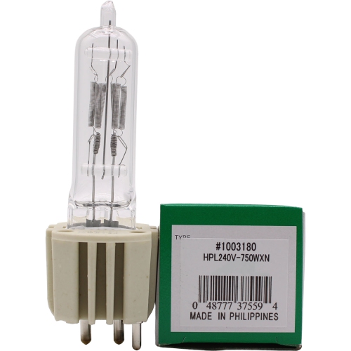 USHIO  HPl 750W 240X+ 1500Hr Stage & Studio Lamp 750/240 - 1003180