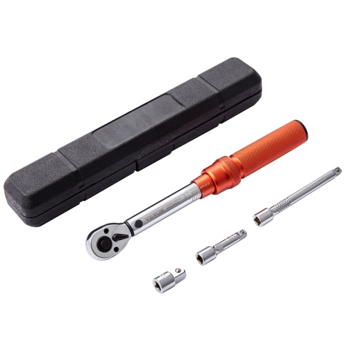 VEVOR 1/4-inch Torque Wrench, Torque Wrench 20-200in.lb/3-23n.m, Dual-Direction Torque Wrench Set, Mechanical Dual Range Scales Torque Wrench Kit