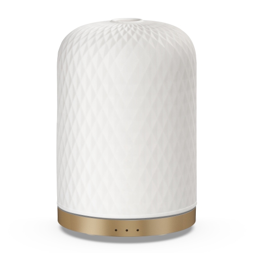 Image 1 of 6.. Essential Oil Diffuser, 110ml Large Room Ceramic USB-Powered Decorative Ultrasonic Diffuser for Aesthetic Home and Dorm Décor
