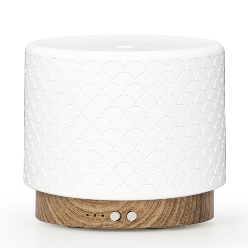 Image 1 of 6.. Ceramic Essential Oil Diffuser, 280ml Ultrasonic Aromatherapy Diffuser with Cool Mist Humidifier for Bedroom and Home Office