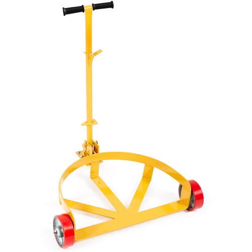 VEVOR  55 Gallon Drum Dolly, 1200 Lbs Load Capacity, Barrel Dolly Cart Drum Caddy Round Dolly Steel Low Profile, Steel Frame w Handle 3 Wheels, For