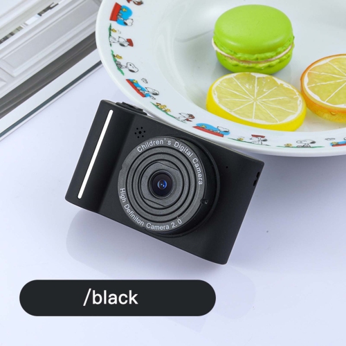 Digital camera children's toy CCD camera, can take pictures and record videos, HD camera, small SLR camera [black]