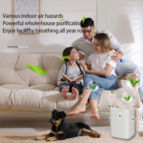 Desktop air purifier, removes smoke and odor, suitable for small bedrooms, removes formaldehyde, silent air purifier, fresh air blower