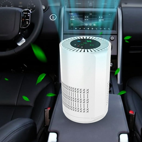 Desktop air purifier home bedroom pet deodorizer indoor car disinfection negative ion air purifier mini 100 mg/hour 360° negative ion damage