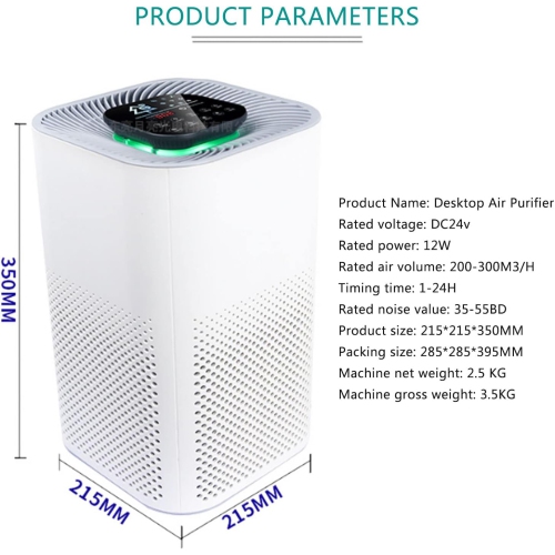 Air Purifier for Home, Allergy & Pets, HEPA Filter for Bedroom, Quiet Sleep Mode, Ultra Quiet Air Purifier, Removes Dust & Pet Dander