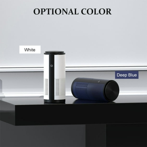 Portable Aromatherapy Air Purifier – HEPA Filter and 5M Negative Ions, USB Rechargeable, for Car/Home – Removes SPM2.5, Formaldehyde and Odor