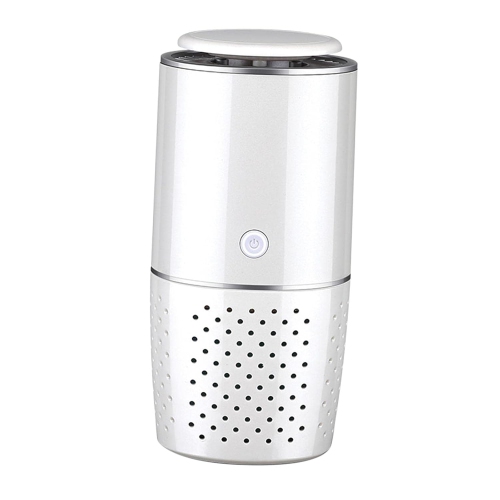 Image 1 de 6.. USB air purifier with negative ion technology - three speeds, 35dB silent, auto mode, suitable for home/office/car/desktop - removes odors,