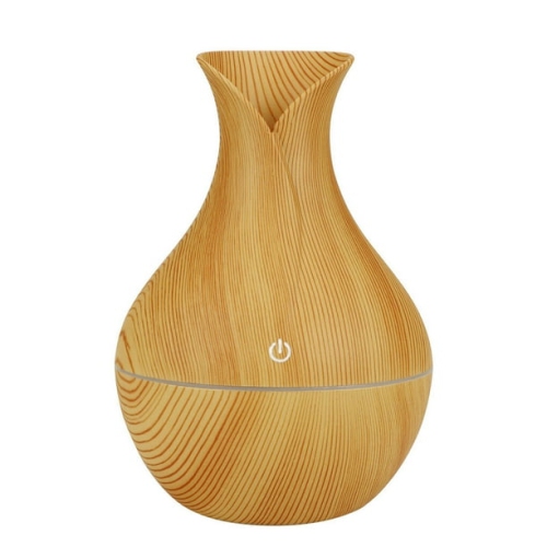 USB humidifier luminous household fog air humidifier wood grain air purifier suitable for home bedroom