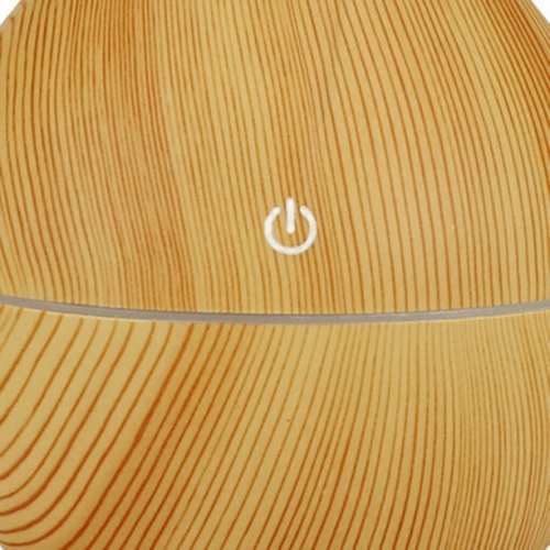 USB humidifier luminous household fog air humidifier wood grain air purifier suitable for home bedroom