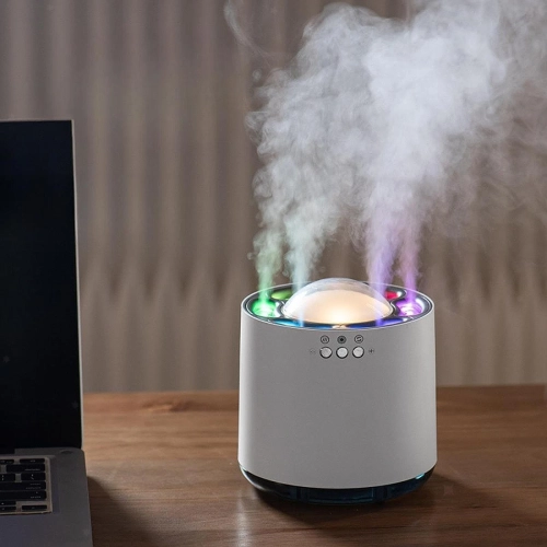 Air humidifier aromatherapy machine low noise 6 modes multi-function 800ml smart collection spray small air humidifier