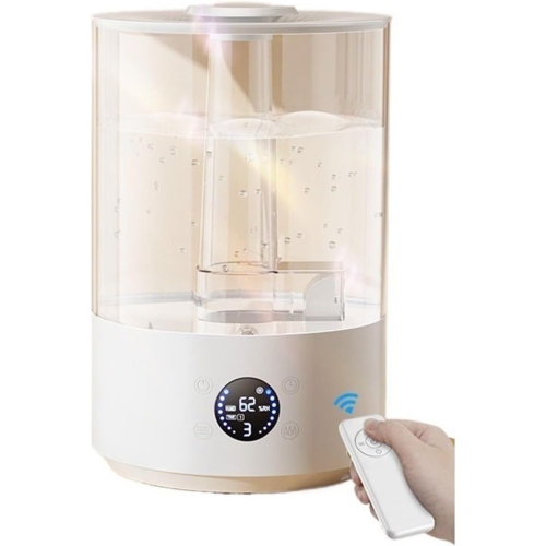 Humidificateur d'air pour chambre à coucher Chambre silencieuse 7,8&nbsp;L Chambre d'hiver Grand humidificateur de brouillard Humidificateur de