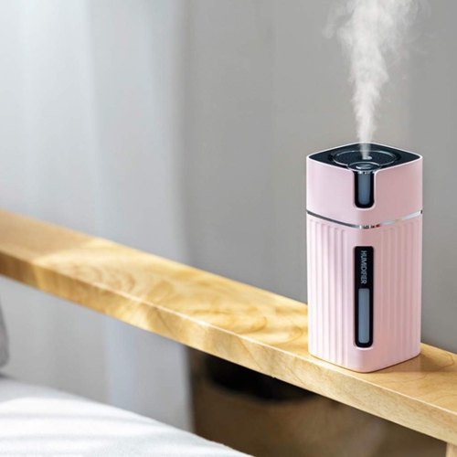 Humidifier Home Desktop Mini USB Car Air Purifier - Pink
