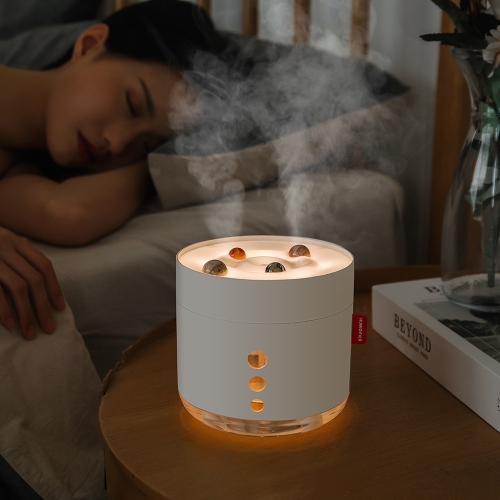 Xingchen Humidifier Double Spray Mist Desktop Snow Mountain Wireless Charging Small [Rechargeable - White]