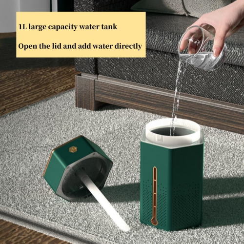 Portable warm mist dehumidifier for bedroom, provides moisture and comfortable air, easy to use and maintain