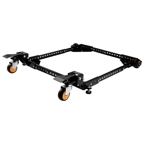 VEVOR 650 lbs Weight Capacity Mobile Base, Adjustable from 12" x 12" to 36" x 36", Universal Base Stand with Swivel Wheels,for Woodworking Equipment,