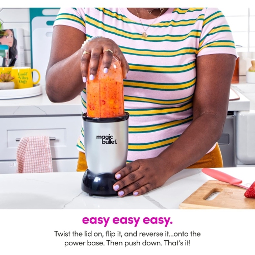 Magic Bullet Blender Mixer & Mini-Food Processor In-One - Silver