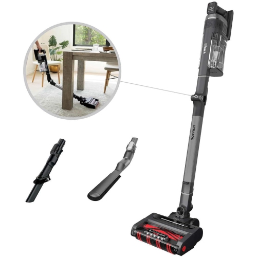 Refurbished - Shark UZ865H Stratos Cordless Vacuum, DuoClean PowerFins HairPro, Includes Duster Crevice Tool & Anti-Allergen Brush, Up to 50 Minute