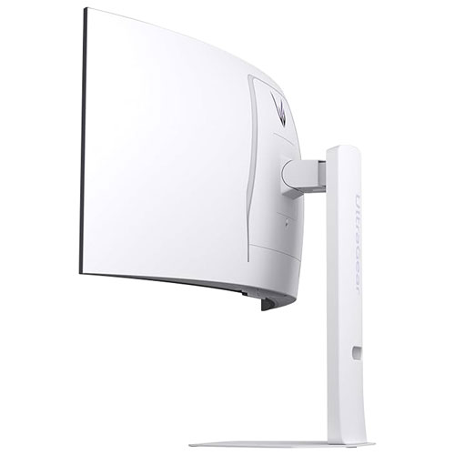 Moniteur de jeu incurvé DELO WQHD 240 Hz GTG 0,03 ms G-Sync FreeSync UltraGear de 34 po de LG - Blanc