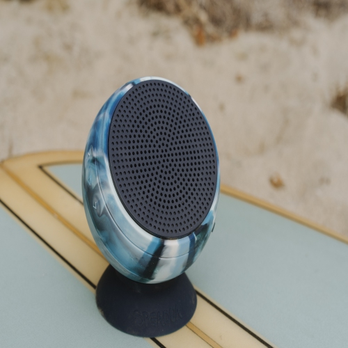 Speaqua - Barnacle Vibe 3.0 Portable Waterproof Bluetooth Speaker with Built in Storage - Tidal Blue