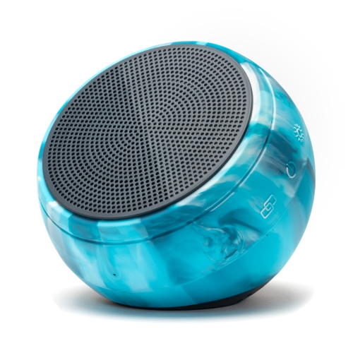 Speaqua - Barnacle X Portable Waterproof Bluetooth Speaker with Built in Storage - Tidal Blue