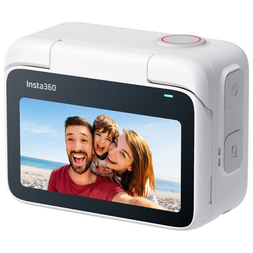 Caméra de blogue vidéo 4K étanche standard Go 3S de 128 Go d'Insta360 - Blanc arctique